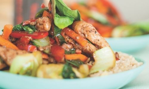 Turkey Stir-Fry With Ginger & Spring Onion